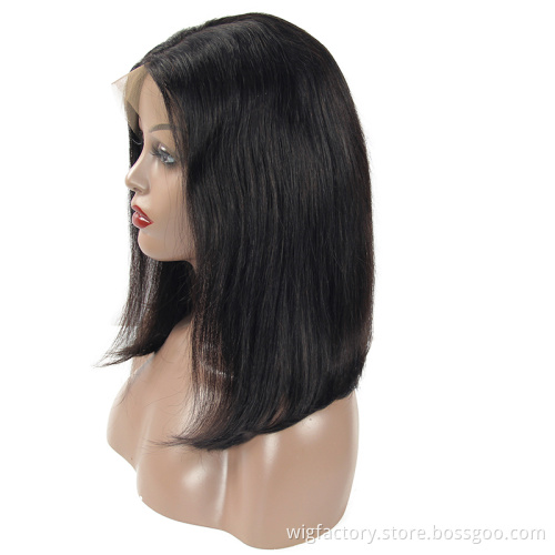 new arrive 13x4 lace brazilian hair wigs, straight human hair bob wig, trade assurance accepted to deal